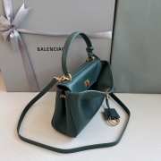 Uubags Balenciaga Rodeo Mini bag in pine green smooth calfskin, aged-gold hardware 22.8x16x8cm - 6