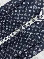 Uubags Louis Vuitton 1AGPVM Silk Dress In Navy blue - 5