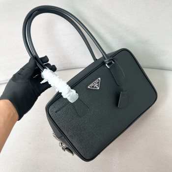 Uubags Prada 1BA328 Saffiano Leather Bag In Black 29x19x8cm