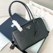 Uubags Prada 1BA328 Saffiano Leather Bag In Black 29x19x8cm - 6