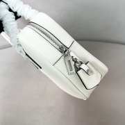 Uubags Prada 1BA328 Saffiano Leather Bag In White 29x19x8cm - 5