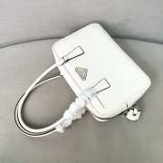 Uubags Prada 1BA328 Saffiano Leather Bag In White 29x19x8cm - 3