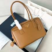 Uubags Prada 1BA328 Saffiano Leather Bag In Brown 29x19x8cm - 3