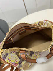 Uubags Louis Vuitton M21317 Speedy Bandouliere Floral Pattern Gold Bag 25cm - 6