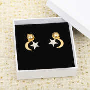 Uubags Celine earrings moon & star - 2