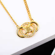 Uubags Celine gold necklace 01 - 1