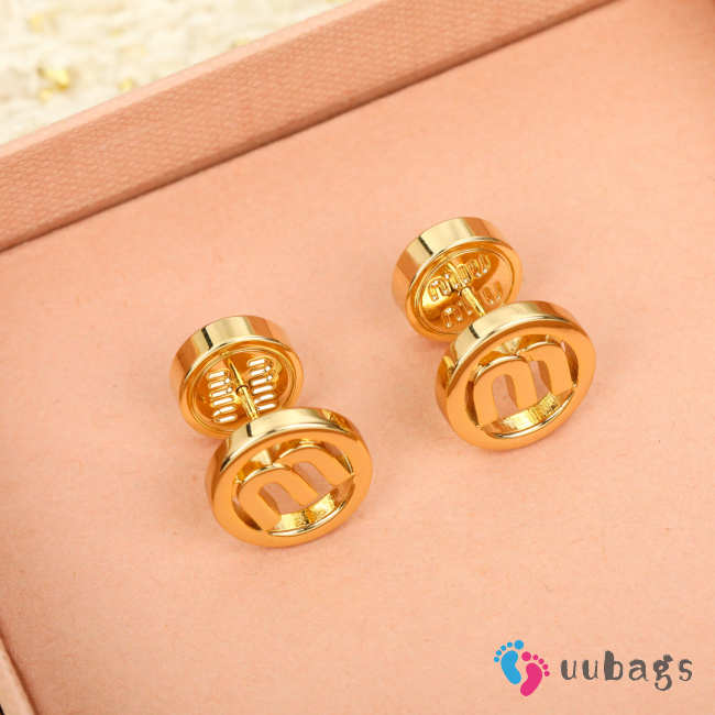 Uubags Miu Miu gold earrings - 1