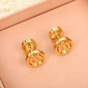 Uubags Miu Miu gold earrings - 1