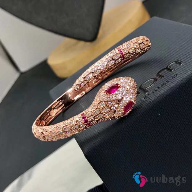 Uubags APM Monaco Snake Bracelet Diamond - 1