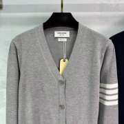 Uubags Thom Browne Gingerbread cookie-intarsia knit Cardigan - 4