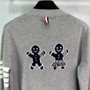 Uubags Thom Browne Gingerbread cookie-intarsia knit Cardigan - 3