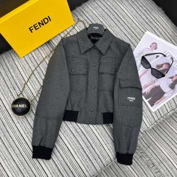 Uubags Fendi grey jacket 