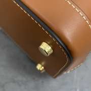 Uubags Celine Vanity bag in Triomphe canvas and calfskin brown 18x12x18cm - 6