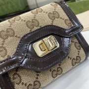 Uubags Gucci Luce Wallet In Brown 12x11x3cm - 3