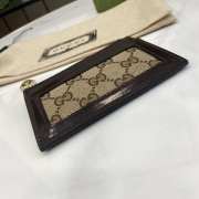 Uubags Gucci card holder in brown 11.5x7.5x1.5cm - 4