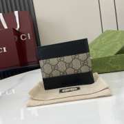 Uubags Gucci 451240 GG Supreme Leather Bifold Wallet 11x9cm - 4