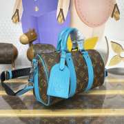 Uubags Louis Vuitton M12609 Keepall Bandoulière Bag In Gaston Blue 25x15x11cm - 2