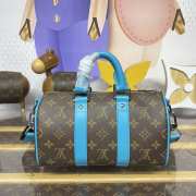 Uubags Louis Vuitton M12609 Keepall Bandoulière Bag In Gaston Blue 25x15x11cm - 5