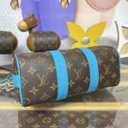 Uubags Louis Vuitton M12609 Keepall Bandoulière Bag In Gaston Blue 25x15x11cm - 6