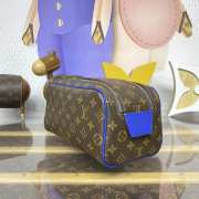 Uubags Louis Vuitton M12638 Dopp Kit In Indigo Blue 28x15x16.5cm - 2