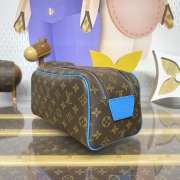 Uubags Louis Vuitton M12638 Dopp Kit In Gaston Blue 28x15x16.5cm - 4