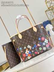 Uubags Louis Vuitton M13271 LV x TM Neverfull MM Bag 31x28x14cm - 6