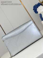 Uubags Louis Vuitton M12789 Pochette Louise Silver Bag 22x16x4.5cm - 3