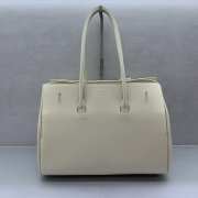 Uubags Balenciaga Bel Air medium Carry All bag in soya smooth calfskin, aged-silver hardware 36.5x14.5x28cm - 6