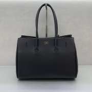 Uubags Balenciaga Bel Air medium Carry All bag in black smooth calfskin, aged-gold hardware 36.5x14.5x28cm - 6