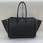 Uubags Balenciaga Bel Air medium Carry All bag in black smooth calfskin, aged-silver hardware 36.5x14.5x28cm - 4