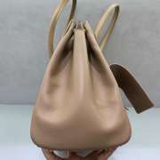 Uubags Balenciaga Bel Air medium Carry All bag in latte smooth calfskin, aged-gold hardware 36.5x14.5x28cm - 5