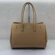 Uubags Balenciaga Bel Air medium Carry All bag in latte smooth calfskin, aged-gold hardware 36.5x14.5x28cm - 4