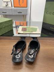 Uubags Gucci Demi Crystal GG Black Slingback Pump 3.5cm - 2