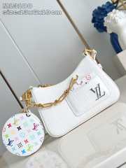 Uubags Louis Vuitton M13100 Marellini LV x TM Bag In White/multicolor 19x13.5x6.5cm - 1