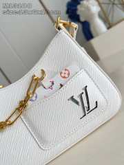 Uubags Louis Vuitton M13100 Marellini LV x TM Bag In White/multicolor 19x13.5x6.5cm - 6