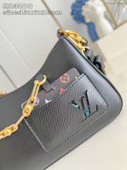 Uubags Louis Vuitton M13100 Marellini LV x TM Bag In Black/multicolor 19x13.5x6.5cm - 4