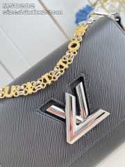 Uubags Louis Vuitton M13117 Twist PM Bag In Black 19x15x7cm - 6