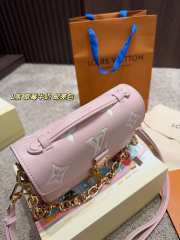 Uubags Louis Vuitton M14208 Pochette Métis East West In Pink/ Quartz 21.5x13.5x6cm - 2