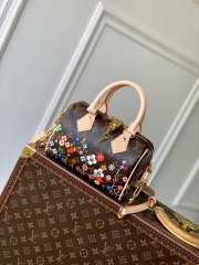 Uubags Louis Vuitton M14175 Speedy Bandoulière 20 LV x TM Bag 20.5x13.5x12cm - 1