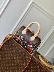 Uubags Louis Vuitton M14175 Speedy Bandoulière 20 LV x TM Bag 20.5x13.5x12cm - 2