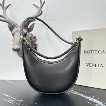 Uubags Bottega Veneta Hula Hoop In Brown Bag 27x28x6cm