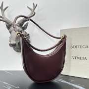 Uubags Bottega Veneta Hula Hoop In Burgundy Bag 27x28x6cm - 5