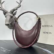 Uubags Bottega Veneta Hula Hoop In Burgundy Bag 27x28x6cm - 2