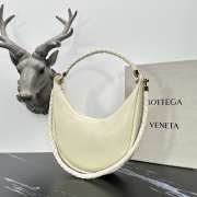 Uubags Bottega Veneta Hula Hoop In Cream Bag 27x28x6cm - 4