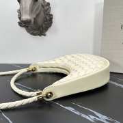 Bottega Veneta Gemelli Bag In Cream 24x15x6cm - 4