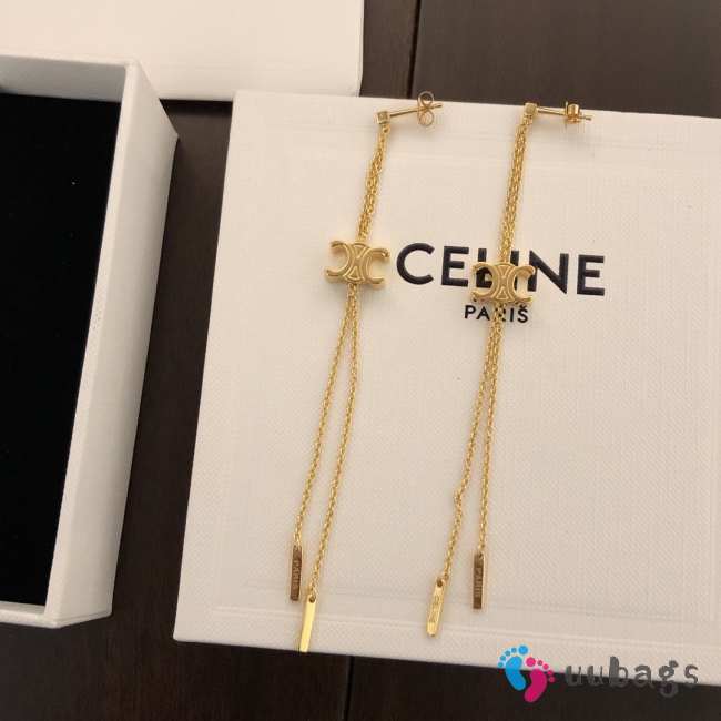 Uubags Celine long earrings - 1