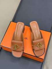 Uubags Hermes Ilot 50 high heel sandal in brown - 4