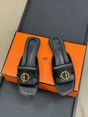 Uubags Hermes Ilot 50 high heel sandal in black - 5