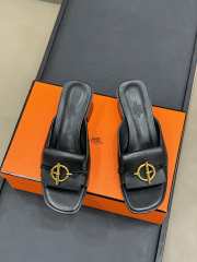 Uubags Hermes Ilot 50 high heel sandal in black - 4