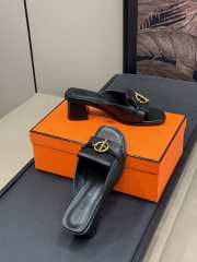 Uubags Hermes Ilot 50 high heel sandal in black - 2